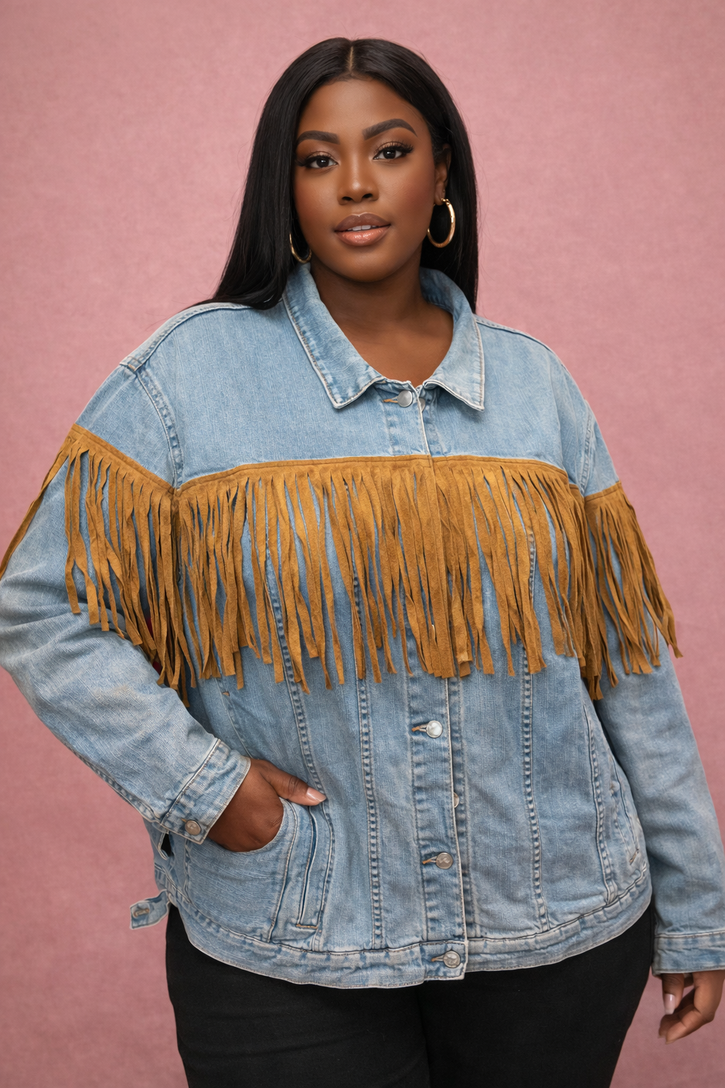 Fringe Benefits Denim Jacket